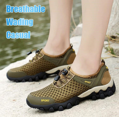 🎁Desconto de 50% por tempo limitado⏳Sapatos impermeáveis, casuais e respiráveis para atividades ao ar livre para homens