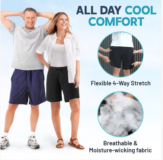 🔥Hot Sale 49% OFF💝✨Unisex Ice Silk Quick Drying Stretch Shorts