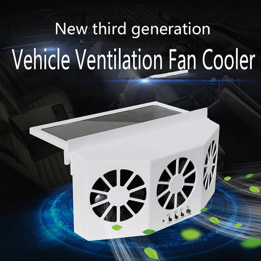 ✈️O novo artefacto de arrefecimento solar para automóveis [ventilador de escape com circulação de ar]