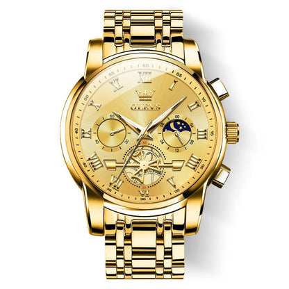 🔥Black-Friday-Mega-Angebot – 50% Rabatt!🔥Design luxuoso relógio de quartzo dodecágono novo relógio de pulso masculino multifuncional