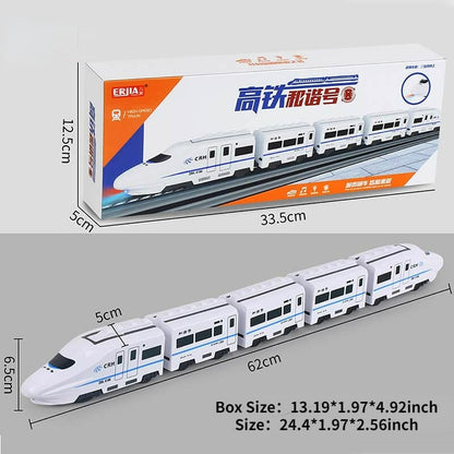 🎁 Grande promoção com 49% de desconto🚅 Brinquedo de trem de harmonia ferroviária de alta velocidade com simulação universal elétrica