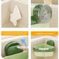 🔥Suction Cup Sink Corner Rack. Traps food debris, allowing water to flow faster