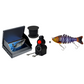 Localizador de peixes com tela HD e transdutor