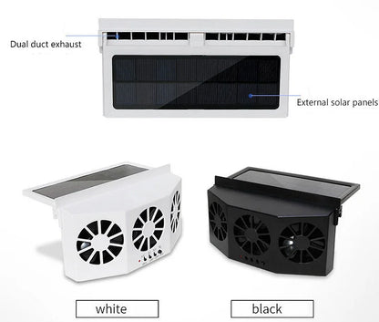 ✈️O novo artefacto de arrefecimento solar para automóveis [ventilador de escape com circulação de ar]