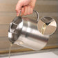 Strain & Reuse Oil Instantly! 2-in-1 Stainless Oil Strainer Pot