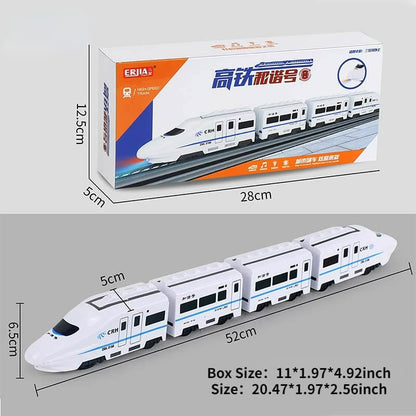 🎁 Grande promoção com 49% de desconto🚅 Brinquedo de trem de harmonia ferroviária de alta velocidade com simulação universal elétrica