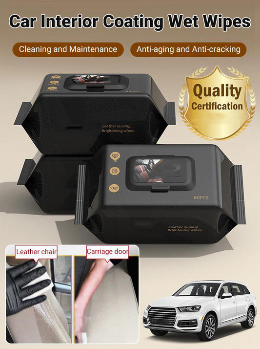 🔥 Novidade em 2025🔥 Lenços umedecidos para revestimento de interior de carro
