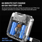 Portable Rotary Dual Ring Electric Shaver | IPX7 Waterproof & 3D Floating Heads | Wet/Dry Use & Car Charger Included