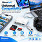 3-in-1 USB-C Memory Card Reader