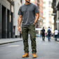 Calças Táticas Cargo Masculinas de Algodão