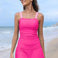 💥Last Day Special Sale 49% OFF🩱Women Vintage Tummy Control Two Piece Tankini Swimsuits