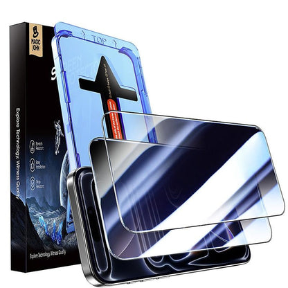 🔥VENDA QUENTE📱 Protetor de tela para iPhone, Samsung – cristalino, resistente a arranhões, toque ultra-suave, proteção de privacidade, proteção ocular polarizada circular, fácil instalação