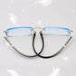 🔥limited-time 50% off🔥New Sapphire high hardness anti-blue Dual-Use Reading Glasses✨