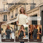 Blusa feminina assimétrica com ombros à mostra e mangas morcego