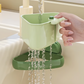 🔥Suction Cup Sink Corner Rack. Traps food debris, allowing water to flow faster