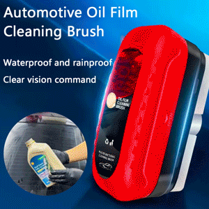 🔥LAST DAY SALE - 50% OFF🎁Car Glass Oil Film Cleaner Brush