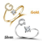 ⏳Oferta Especial por Tempo Limitado⏰Anel com Inicial "Amor" – Personalizado, ajustável e perfeito como um presente significativo para você ou para alguém especial ✨