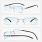 🔥limited-time 50% off🔥New Sapphire high hardness anti-blue Dual-Use Reading Glasses✨