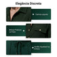 Conjunto de jaqueta e calça masculina com botões em tecido waffle