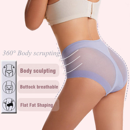 🔥HOT SALE 50% OFF🔥High Waist Ice Silk Seamless Shaping Briefs