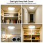 💥Grande Promoção - 50% de Desconto💡Luminária de Teto Recarregável com Sensor de Movimento e Controle Remoto