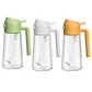 ✨💕 2-in-1 Glass Oil Sprayer & Dispenser – Perfect for Healthy Cooking & Meal Prep! 🥗🍳