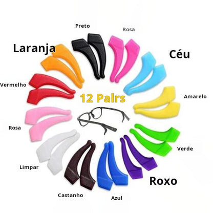 🔥 Compre 3 par, leve 4 par de graça! 🔥 Suportes Antiderrapantes e Confortáveis para Óculos