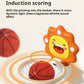 Cesta de basquete infantil de brinquedo, silenciosa e com mecanismo de elevação.