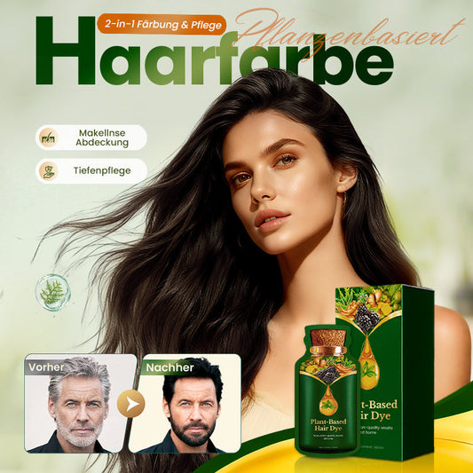 🔥COMPRE 2, GANHE 1 GRÁTIS🔥Cor de cabelo suave, à base de plantas, para uso rápido