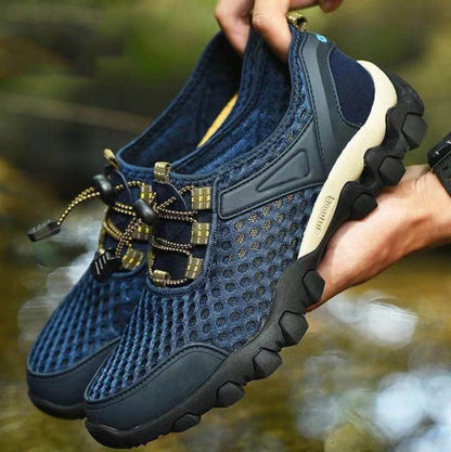 🎁Desconto de 50% por tempo limitado⏳Sapatos impermeáveis, casuais e respiráveis para atividades ao ar livre para homens