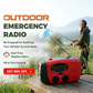 📢 LIMITED-TIME 50% OFF! 📻Multifunctional Portable Solar Emergency Radio – Power Bank, Hand Crank & Weather Alert for Outdoor & Crisis Preparedness
