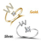 ⏳Oferta Especial por Tempo Limitado⏰Anel com Inicial "Amor" – Personalizado, ajustável e perfeito como um presente significativo para você ou para alguém especial ✨