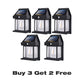 🎁 50% DE DESCONTO! 💡 LUZ DE PAREDE SOLAR - Sensor de Movimento e Impermeável 🌟🛒