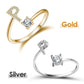 ⏳Oferta Especial por Tempo Limitado⏰Anel com Inicial "Amor" – Personalizado, ajustável e perfeito como um presente significativo para você ou para alguém especial ✨