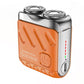 Portable Rotary Dual Ring Electric Shaver | IPX7 Waterproof & 3D Floating Heads | Wet/Dry Use & Car Charger Included
