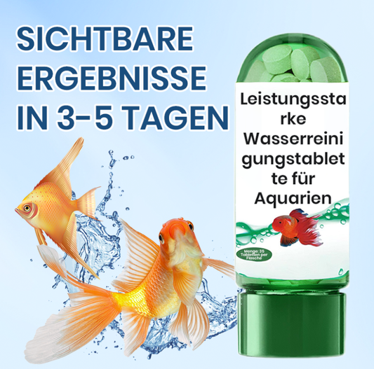 Poderosa pastilha de purificação de água de aquário