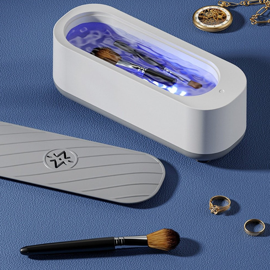 Limpeza ultrassônica profissional de alta tecnologia: devolve brilho a joias e óculos sem risco de danos!