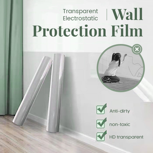 Filme de proteção de parede eletrostática transparente