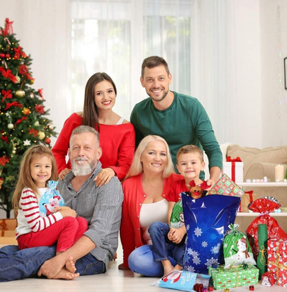 🎅🎁A melhor sacola de presente de Natal com cordão do mundo