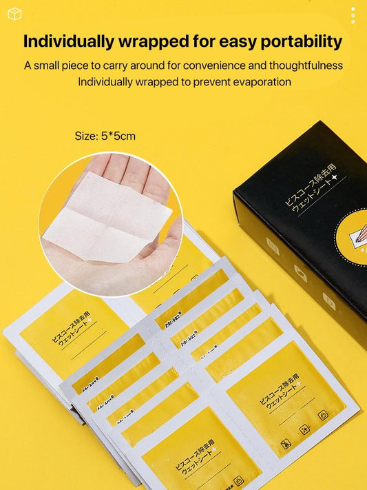 Toalhetes removedores instantâneos multifuncionais de etiquetas e adesivos