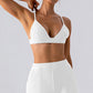 V-Neck Backless Yoga Sports Bra