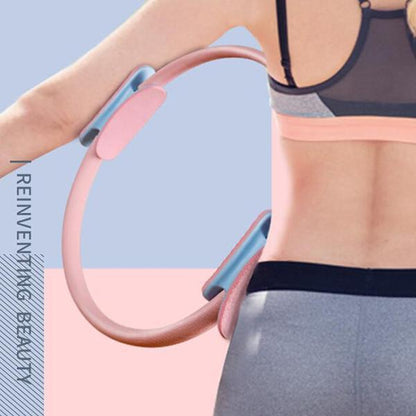 🔥 50% DE DESCONTO AGORA! 💪 Pilates Ring Fitness Trainer – Resistência ajustável, tonifica braços/pernas/núcleo e perfeito para exercícios em casa 🏋️‍♀️📦