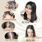 💥Limited Time Big Sale 50% OFF💥 Natural Hair Toppers with Bangs for Women（100% Natural Real Hair）