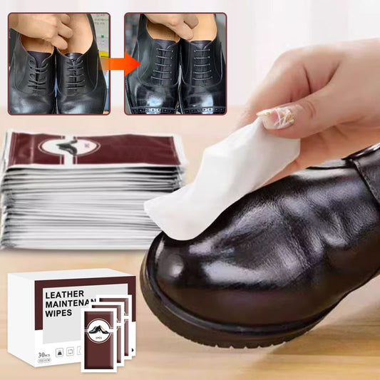 Leather Shoes Maintenance Wipes 30pcs/box