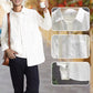 Men's Splash-Ink Print Lapel Long-Sleeve Shirts