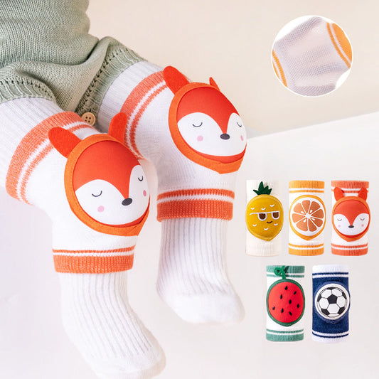 Cute Cartoon Breathable Baby Knee Pads