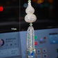 Sparkling Full Rhinestone Car Interior Gourd Pendant