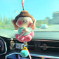Cute Fluffy Lotus Doll Pendant