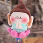 Cute Fluffy Lotus Doll Pendant