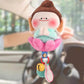 Cute Fluffy Lotus Doll Pendant